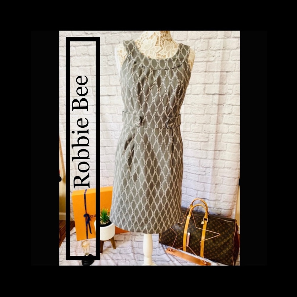 ROBBIE BEE - PATTERNED DRESS